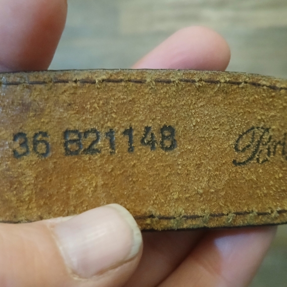 Brighton Heart Soul Love Honor Leather Belt. - Picture 12 of 15